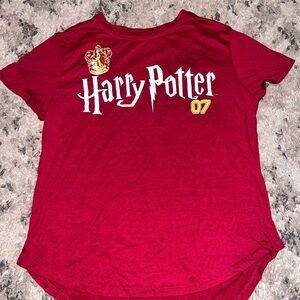Harry Potter Red Short Sleeve gryffindor Tee